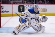 Ukko-Pekka Luukkonen of the NHL's Buffalo Sabres